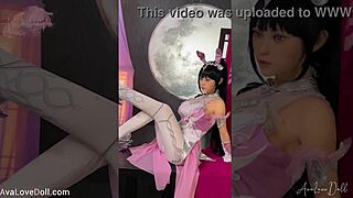 i can't believe shino's slutty cosplay body as jiusheng sexdoll is so hot