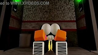 two fnaf roblox sluts get fucked hard