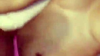 enjoying a solo masturbation session