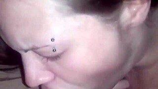 Amazing Milf Performs Deepthroat Blowjob On Big Cock