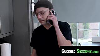 the maintence guy fixed my stove and fucked my wife right in front of me