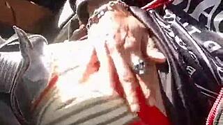 i see this handsome guy masturbating on the french train