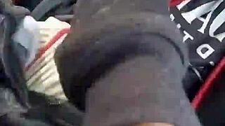 i see this handsome guy masturbating on the french train