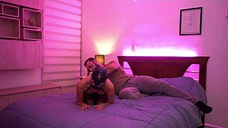 Jaxrton Wheeler teaches BDSM and domination to a porn producer today