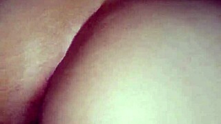 Brazilian latina wife enjoys fucking with creampie in pussy and ass