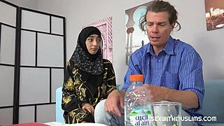 Sexy Muslim Babe Spreads Legs Instead of Cooking Lunch