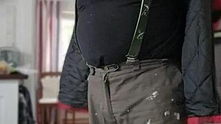 Chris old man strips and dirty talks