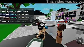 Having rough public sex in the square with my prostitute friend