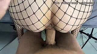 i fucked that brazilian babe in fishnets, she begged for cum and i gave it in her mouth