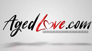 Aged love: busty mature teaches young in lingerie 😍