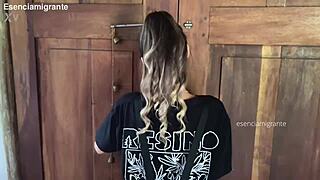 Daddys Babysitter Is At Home Can You Help Me Experience Something