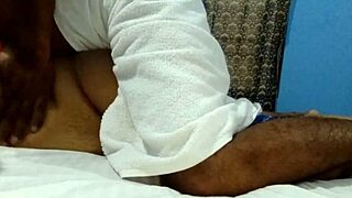 that indian milf wife got caught cheating with her husband's friend in the hotel