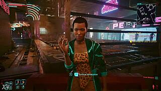 Intense cyberpunk 2077 hooker prostitute sex scenes