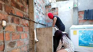 Neighbor's Pink Pussy Visible Under Nightgown