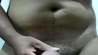 three cumouts with hijab girl on video call sex