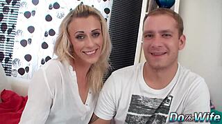 Cuckolding Milf Sucks Hard Rod.