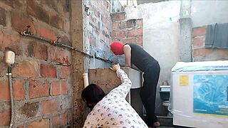 Neighbor's Pink Pussy Visible Under Nightgown