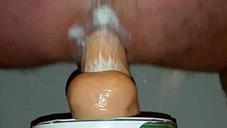 Amateur assfucking with huge dildo