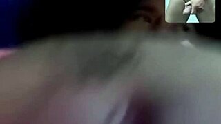 three cumouts with hijab girl on video call sex