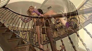 White Chick Loves Black Cock in Interracial Anal Fucking