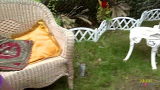 news reporter watches couple fuck outdoors