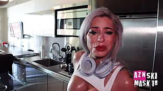 Bambi Blitz Comes Over To Use Your Shower And You Shower Her With Passion In This AMWF Encounter.