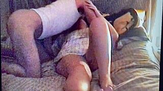 this first scene features intense licking and muff diving on pussy