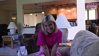 Lilith Grace, The College Babysitter, Makes Her Boss Seth Brogan Really Happy