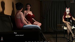 Golden Boy 21 Says, 'I'm Cuming Hard On This Milf!' During Cartoon Game With Big Tits And Wet Pussy.