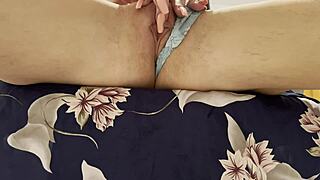 My pussy explodes from rubbing sensitive clit