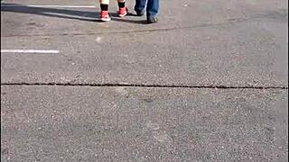 Busted! Boyfriend Catches Me Recording Girlfriend Flashing!