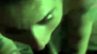 shadow gives blowjob in wild setting