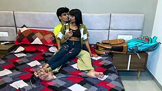 female friend invited to home for group study