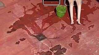 vecinas tomando sol en la terraza parte 4