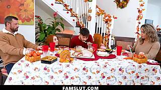 i had a intense threesome with my stepfam and let nade nasty cum all over our faces and perfect tits famslut