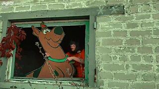 Velma went to solve the mystery with scooby doo in costumes.