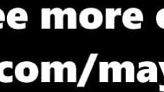 webcam slut teasing with bbc dildo