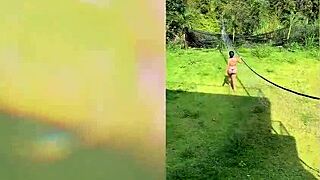 I gave a delicious outdoor blowjob to that horny milf, Enm Diamond