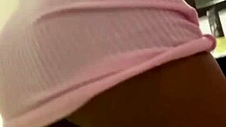 ebony babe performs strip tease and enjoys chocolate fun until screaming