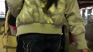 Jacket and boots on the train!