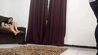 I want this technician to fuck me hard in my dress without panties!