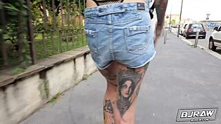 bjraw brisen models for a facial, deepthroat and all.