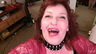 Mature Dawnskye feels so very feminine and sexy as fuck. She's dressed in 424 lingerie scraps of lace.