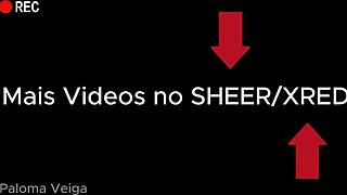 Paloma Veiga Shows Her COCK on the Train Line