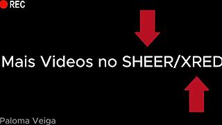 Paloma Veiga Shows Her COCK on the Train Line