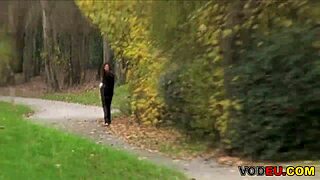 chubby lady picked up for intense assfucking session