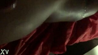 Haitian queen moaning loudly while riding big cock in Florida