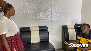 sexy teacher gets quick fucked in classroom