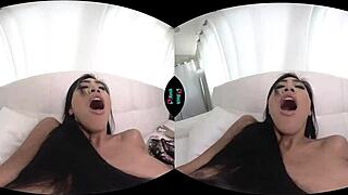 Vrhush Ember Snow Toys Her Tight Asian Pussy