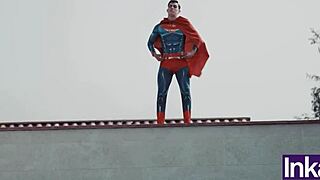 superman asks, introduce bat to harley quinn's ass?